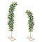 Set of 2 Gold Metal Wedding Arch Stands for Party Backdrop Decor
